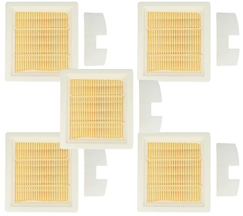 vhbw 5x HEPA-Filter, 5x Vorfilter Ersatz für Cleancraft 7010250 für Staubsauger