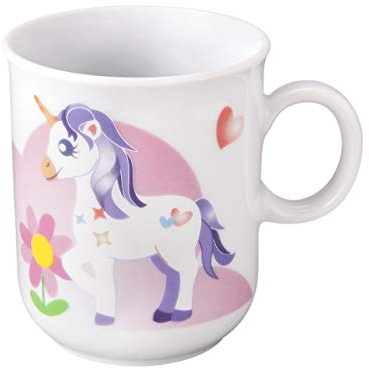 Seltmann Weiden 001.741857 Compact Mein kleines Einhorn Becher mit Henkel 0,25 L, Porzellan, Bunt