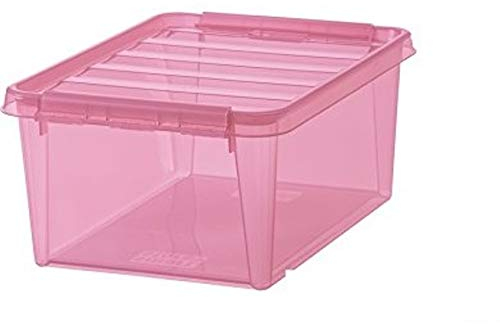 ORTHEX 3 Stück SmartStore Colour Box 15-14 Liter - 40 x 30 x 18 cm - rosa