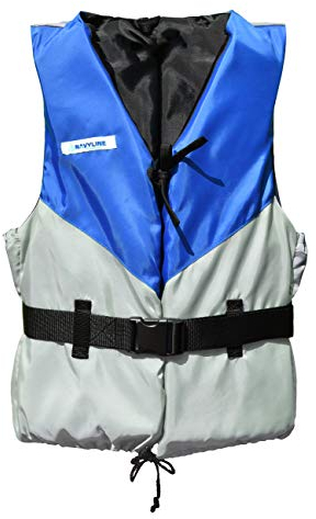 Navyline Unisex 50N Schwimmhilfe Schwimmweste, Farbe:blau/grau, Größe:30-50kg