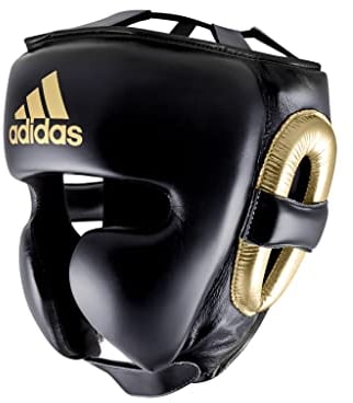 adidas Adistar Pro Head Gear Black/Gold Größe XL