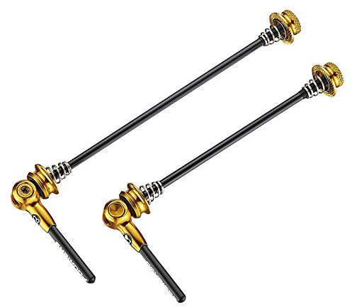 YUNHOME Fahrrad-Schnellspanner Fahrrad Achse Steckachse Fahrrad Fahrrad Schnellverschluss Titan Axel Mit Carbon Lever Qr Skerwers Für MTB Oder Rennrad