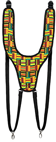 Meinl Percussion Sangle pour Djembé – Sangle d’Épaule pour Djembés – Réglable – Plastique, Multicolore (MDJS1SI)