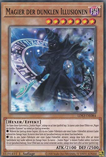 TCG Magier der dunklen Illusionen Common Yugioh 1.Auflage DE Trading Card Game Card 1 Stück