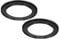 PATIKIL 52mm-67mm Metal Step Up Ring, 2 Pack Camera Lens Filter Adapter Ring Aluminum Filter Adapter Ring for Camera Lenses Hood, Black