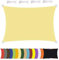 MENGH Sonnensegel Wasserdicht Rechteck, wetterbeständig, Premium Polyester, Viele Längen und Breiten Zur Auswahl inkl Befestigungsseile, Rechteckig 4x5m Beige