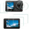 ULBTER Protector pantalla y lente para DJI OSMO Action 4 cámara [2+2+2 unidades], vidrio templado dureza 9H, ultra transparente, antihuellas