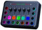 Gaming-Audiomixer, RGB-PC-Mixer mit XLR-Mikrofonschnittstelle, 5-Kanal-Stummschalttaste, Audiomixer, DJ-Mixer für Gesangsaufnahmen, Schwarz