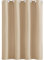 Rideau Thermique Isolant, 120 x 240 cm Polyester Couleur Pure Rideau Thermique Isolant Anti Chaud Intérieurs Décoration de Fenêtre Plusieurs Tailles Lavable pour Salon Moderne, Couleur Crème