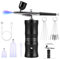 Set con compressore ricaricabile, senza intasamento, ad alta pressione, con ugello da 0 3 mm