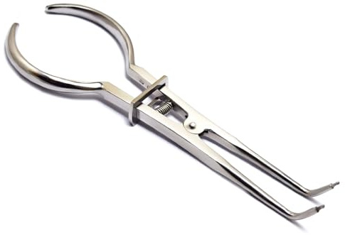 Kofferdam Zange Stokes Sparierzange Klemmerzange Zahnarzt Endodontie Zahntechnik Rubber Dam Clamp