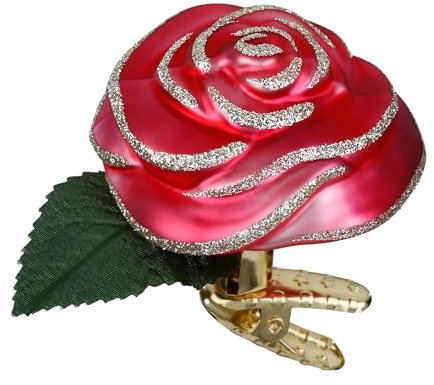 Inge-Glas Manufaktur - Die Nussknacker Suite - Rose 5 cm - 1 Stück