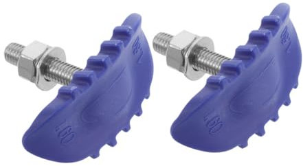 GRIRIW 2stücke Motorrad Reifenhalteklemmen Set Blau Offroad Motorradteile Robuste Felgenschutz Reifenwerkzeug Kompatibel Für Dirt Bike Radnaben Langlebige Motorrad Reifenhalterung