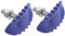 GRIRIW 2st Motorradzubehör Sitzpolster Plane Manueller Knopf Schlüsselanhänger Sockelhalterungen Auto Knopf Zahnräder Automatischer Adapter Gadget Kfz-einbausatz Stangen Blue Plastik