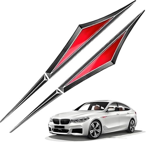 GUOLEIOO Auto Emblema Adesivo Distintivo per Audi A1 A1 S-Line A1 Sportback A1 S A2 A3 S-Line A3 8P 8V A3 1995-2024 Sticker Badge Adatto Insignia per Parafango,Decorazioni Accessori,Red