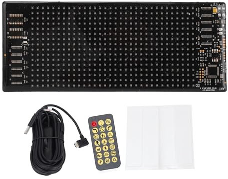 Panel LED flexible USB USB 5V LED LED programable 16x32 Pantalla de desplazamiento IP65 Agua a prueba de agua 6.8x2.8 pulgadas para reuniones de vacaciones en la fiesta de bodas
