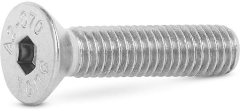 Topnorm24 - Senkschrauben Edelstahl M8x80 mm - 10 Stück mit Innensechskant DIN 7991 V2A A2 VA Schrauben metrisches Vollgewinde für Muttern und Unterlegscheiben (M8x80 (10 Stück)