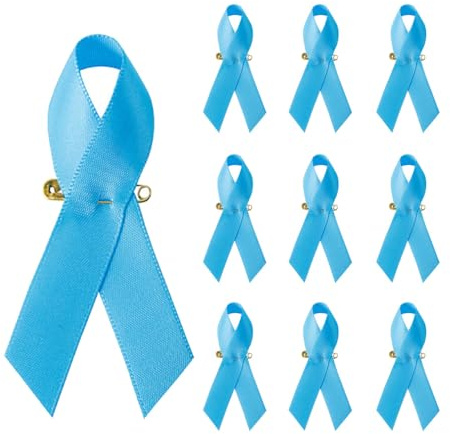 Qiantull 50 Stück Satinbänder mit Sicherheitsnadeln Satin Schleifen Anstecknadel Schleifenstifte Brosche Satin Bänder für öffentliche Veranstaltungen 4x7,5cm Hellblau