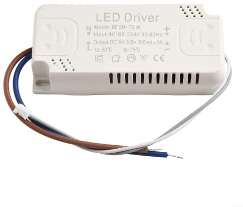 Elektronischer LED-Treiber Transformator 50-70W Konstantstrom Netzteil AC180-265V für Deckenleuchten Panel Lampen Projektbeleuchtung Durchmesser 80mm Breite 35mm Höhe 23mm