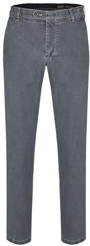 aubi: Herren Ganzjahres Jeans Hose Stretch aus Baumwolle High Flex Modell 526, Farbe:Grey (54), Größe:32