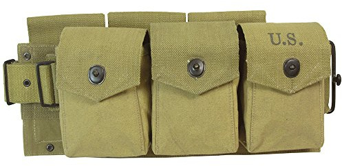 Epic Militaria Reproduktion WW2 Amerikanisch M1942 Bar Munition Gürtel