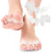 4x Silikon-Zehenspreizer Hammerzehenpolster Premium Krallenzehen Hallux Valgus
