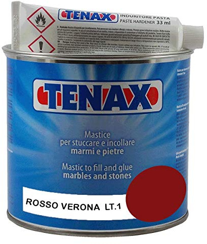 Tenax Polystyrol Doppel-Mantel Stuck Red Verona vertikalen Marmor Stein
