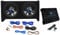 Rockville RV10.2B 1000w Dual 10 Car Subwoofer Enclosure+Mono Amplifier+Amp Kit