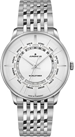 JUNGHANS Automatik Herrenuhr Meister Worldtimer 027/3011.46