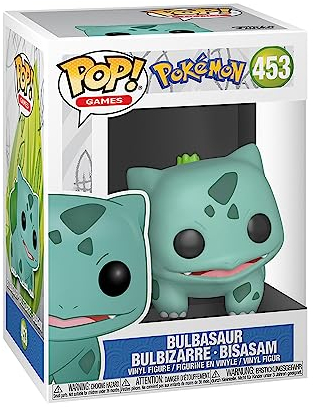 Funko Pop! Games: Pokemon - Bulbasaur - Figura in Vinile da Collezione - Idea Regalo - Merchandising Ufficiale - Giocattoli per Bambini e Adulti - Video Games Fans - Figura per i Collezionisti