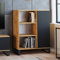 Dmora - Kommode Kutno, Wohnzimmerbuffet, Wohnzimmer-Sideboard, Moderne Küchen-Speisekammer, 40x90 h116 cm, Braun