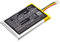 TECHTEK Battery 300mAh compatible with [Phonak] ComPilot, ComPilot II replaces IP462539 FBA