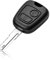 FINTERRY Remote Control Car Key Case Replacement Fob Key Shell Compatible with Peugeot 106 107 206 207 306 307 406 407 and Citroen C1 C2 C3 C4 C5 C6 C8 Xsara Berlingo 2 Buttons