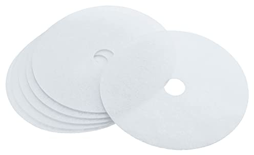 sourcing map Universal Cloth Dryer Exhaust Filter, Cotton 235x33mm White for Clothes Dryer Filter Replacement Pack of 6