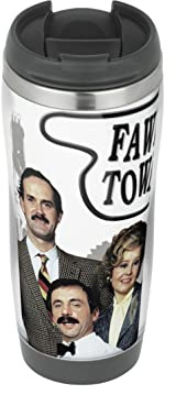 Profiles Fawlty Towers Classic TV Show - Travel Mug, Thermal Insulated Cup for Hot and Cold Beverages Drinks