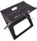 Blaupunkt GC201 Tragbarer Grill Grillkoffer mit klappbaren Füßen und Tragegriff Grillfläche 42,5 x 26,5 cm Pulverbeschichtete Stahlkonstruktion Grillrost aus Edelstahl