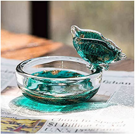 DYPASA Cendrier pour Cigarettes Cendrier en Verre Cendrier Verre Ensemble de Cigarette Table à Cendre Cendrier Moderne décoratif Portable