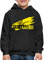 Spreadshirt Dortmund Fußball Fan Sport Kinder Premium Hoodie, 152/164 (12-14 Jahre), Schwarz