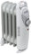 AMOS 650W Electric Oil Filled Radiator Heater 5-Fin Portable Thermostat Heating Appliance with 3 Heat Settings, Safety Shut Off, and Power Indicator Light