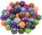 SIQUK 56 Stück Würfel Set Polyedrisch Würfel 12 Seitige Würfel Bunt Würfel Spiel Würfel D12 für DND MPG MTG Dungeons und Dragons