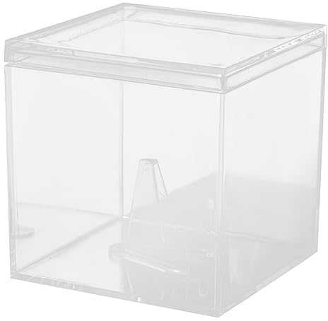 Angoily Tischständer Meisterschaftsring-Vitrine Durchsichtige Acryl-Ringboxen Baseball-Ringhalter Softball-Ringbox Fußball-Ring-Etui Schmuckschatulle Für Sportringe Schmuckständer