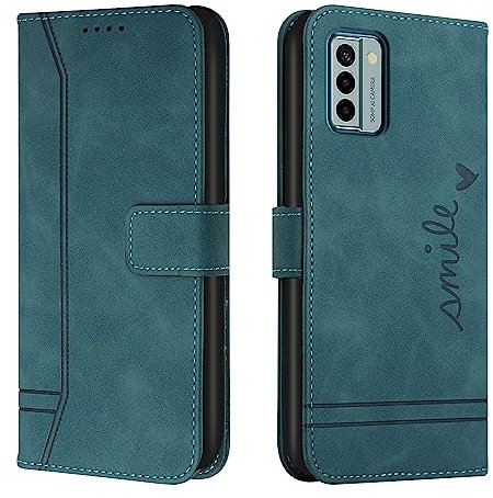 QIWEIQING Compatible for Nokia G22 Case, Nokia G22 Flip Wallet Leather Case with Card Slot Kickstand Phone Cases Cover for Nokia G22.Green HX