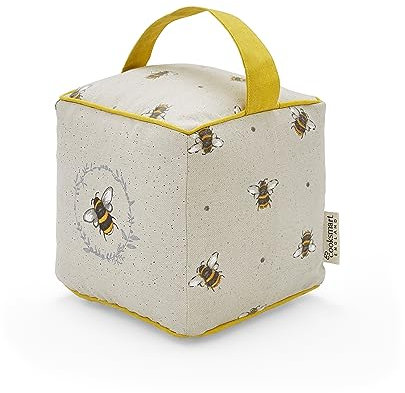 Cooksmart British Designed Door Stoppers | Door Stop Device Suitable for All Door Types Including Indoor & Outdoor | Door Stops Designed for All Modern Homes & Offices - Bee