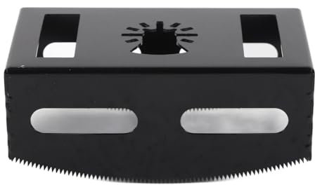 Leopacat Rectangle Slot Cutter,HSS Oscillating Saw Blade Multi Tool Socket Back Box Cutters Safe Electric Box Slot Cutting Blades One Step in Place for Drywall Plastic Metal Wood 97X56X33cm