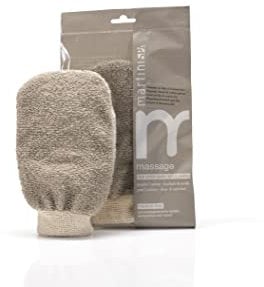 martini SPA - Gant en coton et lin biologiques, couleur marron, 30 g, 1 unité - Fabriqué en Italie -