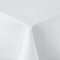 Spotjoy Glitzer Leinenoptik Tischdecke Abwaschbar Mitteldecke 80x80 cm Tischtuch Lotuseffekt Wasserabweisend Tischwäsche Fleckabweisend - Weiß