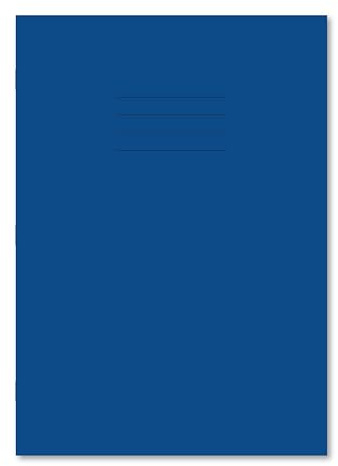 Hamelin A4 Exercise Book Stapled, Ruled with Margin, Header & Footer, 64 Page, Light Blue, 50 Pack