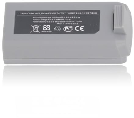 Batteria di Volo Intelligente per Batteria Sostitutiva per Droni Mini2, MiniSE, 2250mAh