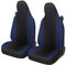 Auto Accessori Lupex Coprisedili auto compatibili con Smart fortwo, 450 451 e 453, 1 2 3 Serie, Tessuto Policotone (Nero - Blu Scuro)