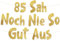 Lustige Banner, 85 sah noch nie so gut aus, Partyzubehör zum 85. Geburtstag